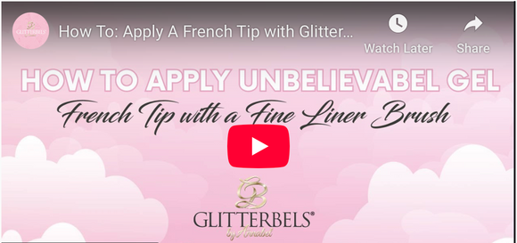 How to apply a French Tip with Unbelievabel Gel